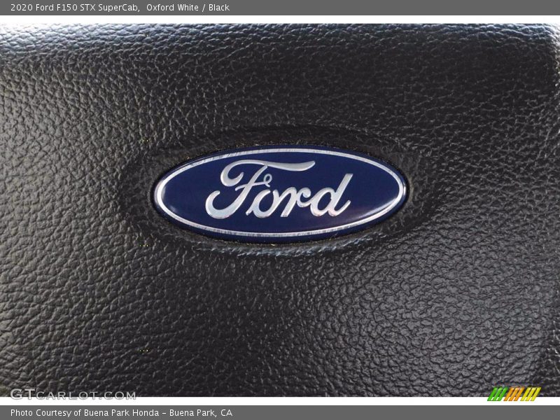 Oxford White / Black 2020 Ford F150 STX SuperCab