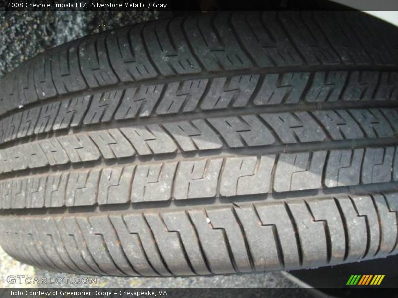 Silverstone Metallic / Gray 2008 Chevrolet Impala LTZ