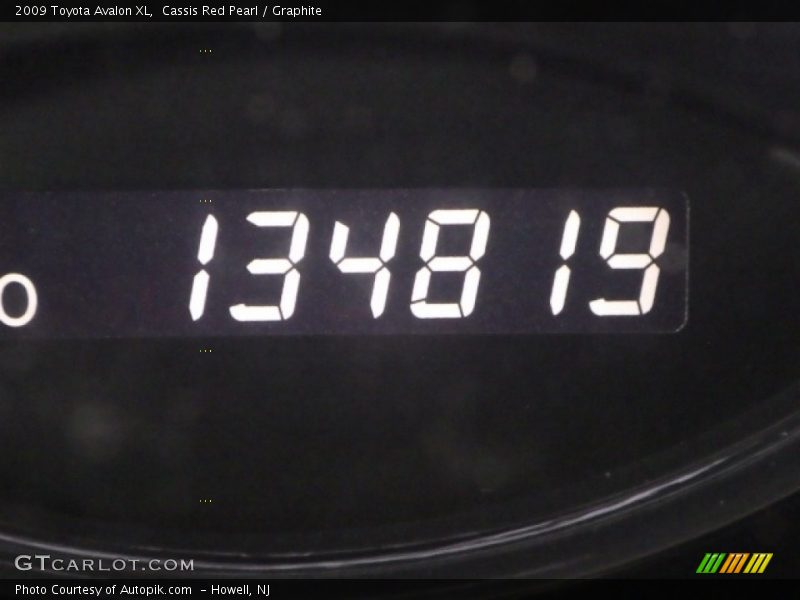 Cassis Red Pearl / Graphite 2009 Toyota Avalon XL