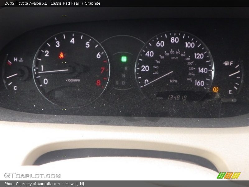 Cassis Red Pearl / Graphite 2009 Toyota Avalon XL