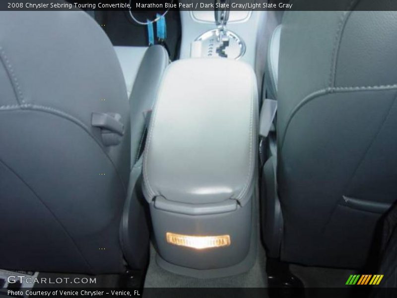 Marathon Blue Pearl / Dark Slate Gray/Light Slate Gray 2008 Chrysler Sebring Touring Convertible