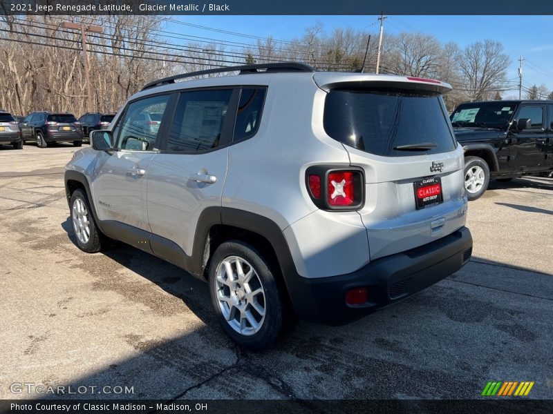 Glacier Metallic / Black 2021 Jeep Renegade Latitude