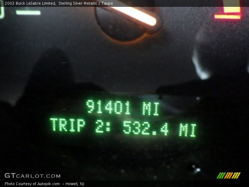 Sterling Silver Metallic / Taupe 2003 Buick LeSabre Limited