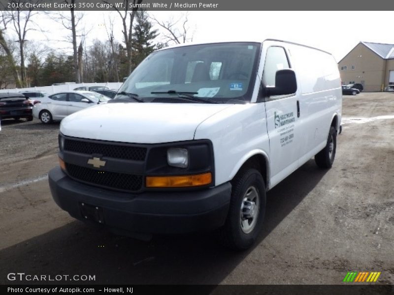 Summit White / Medium Pewter 2016 Chevrolet Express 3500 Cargo WT