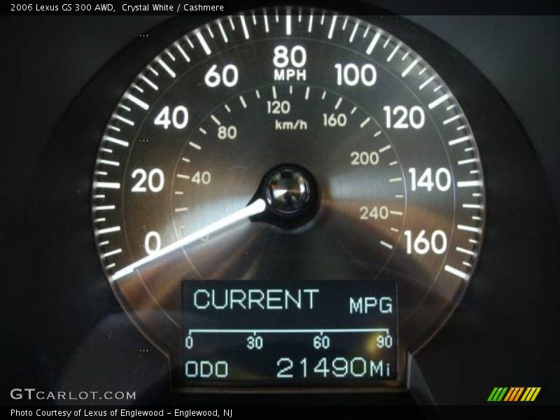Crystal White / Cashmere 2006 Lexus GS 300 AWD