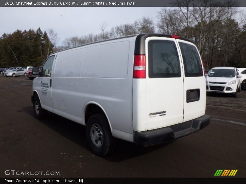 Summit White / Medium Pewter 2016 Chevrolet Express 3500 Cargo WT