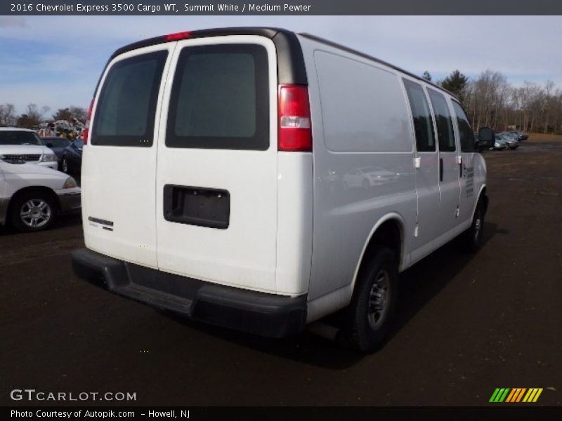 Summit White / Medium Pewter 2016 Chevrolet Express 3500 Cargo WT