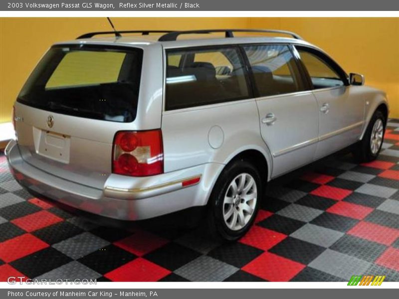 Reflex Silver Metallic / Black 2003 Volkswagen Passat GLS Wagon