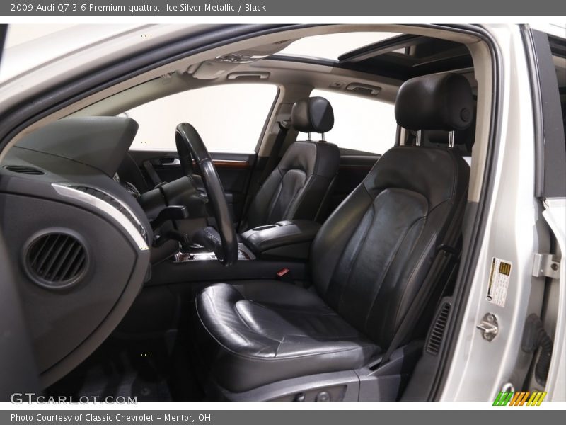 Ice Silver Metallic / Black 2009 Audi Q7 3.6 Premium quattro