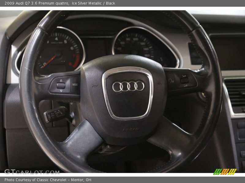 Ice Silver Metallic / Black 2009 Audi Q7 3.6 Premium quattro