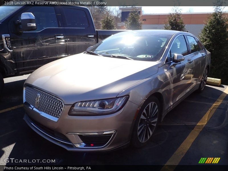 Iced Mocha Metallic / Ebony 2018 Lincoln MKZ Reserve AWD