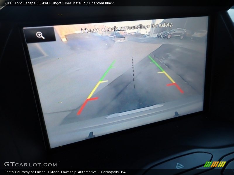 Ingot Silver Metallic / Charcoal Black 2015 Ford Escape SE 4WD