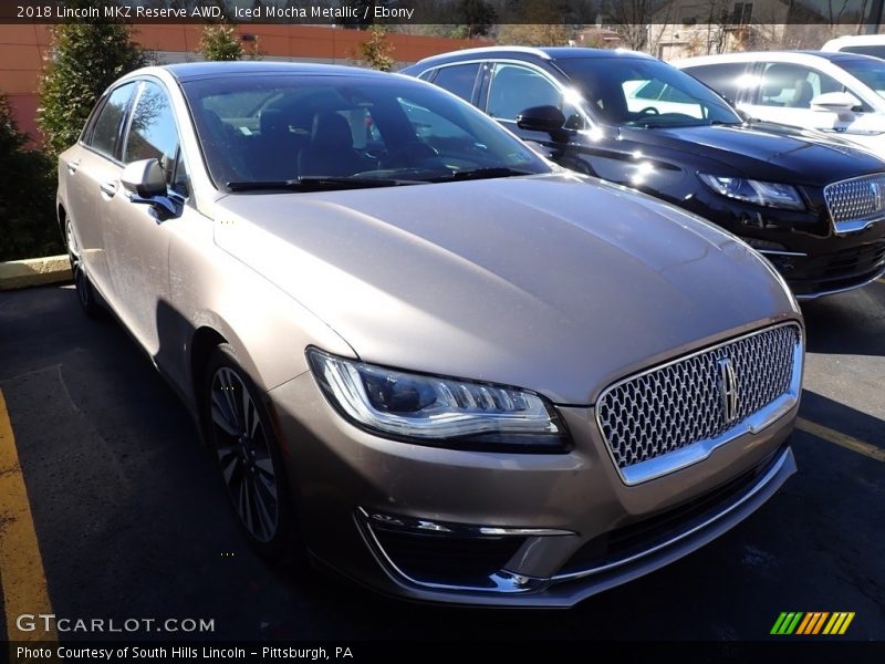 Iced Mocha Metallic / Ebony 2018 Lincoln MKZ Reserve AWD