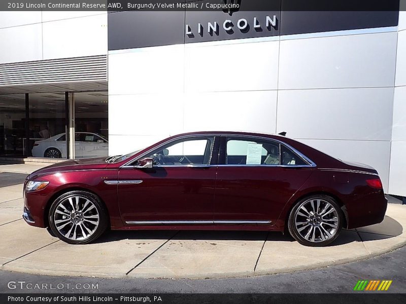  2019 Continental Reserve AWD Burgundy Velvet Metallic