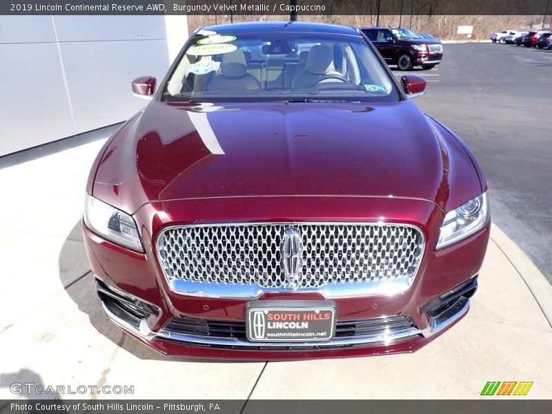 Burgundy Velvet Metallic / Cappuccino 2019 Lincoln Continental Reserve AWD