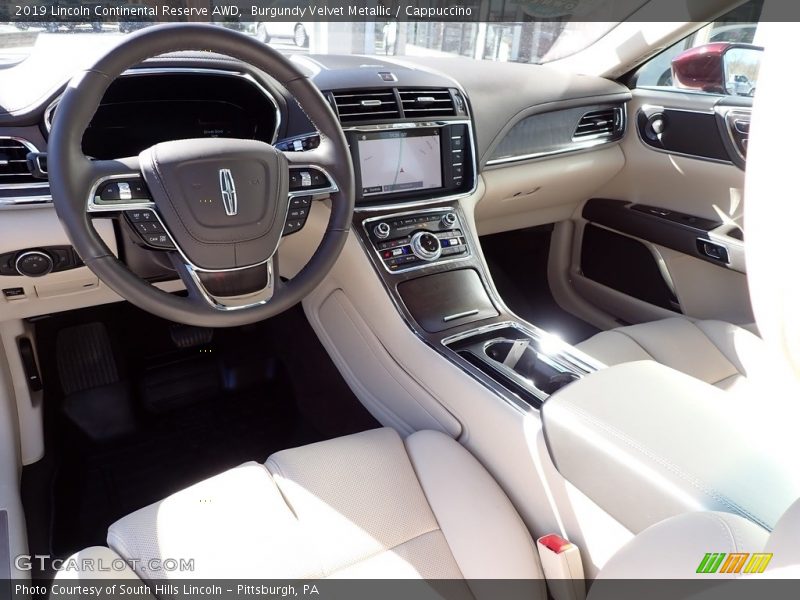  2019 Continental Reserve AWD Cappuccino Interior