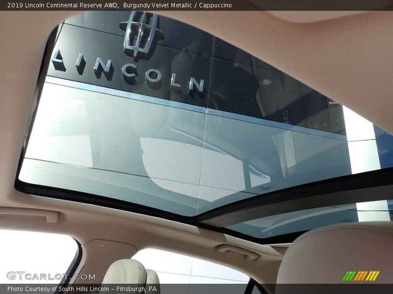 Burgundy Velvet Metallic / Cappuccino 2019 Lincoln Continental Reserve AWD