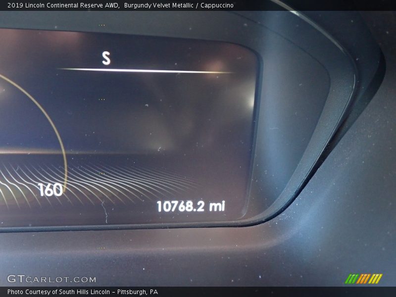 Burgundy Velvet Metallic / Cappuccino 2019 Lincoln Continental Reserve AWD