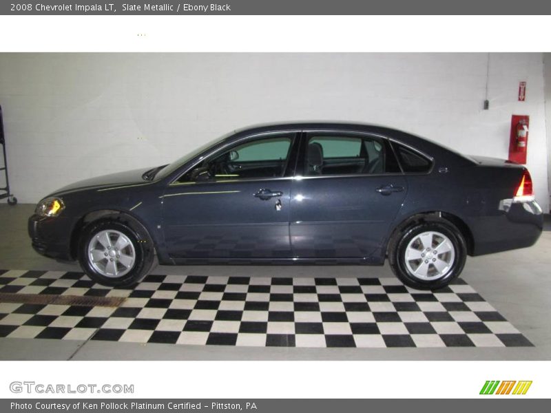 Slate Metallic / Ebony Black 2008 Chevrolet Impala LT