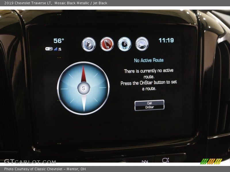 Mosaic Black Metallic / Jet Black 2019 Chevrolet Traverse LT
