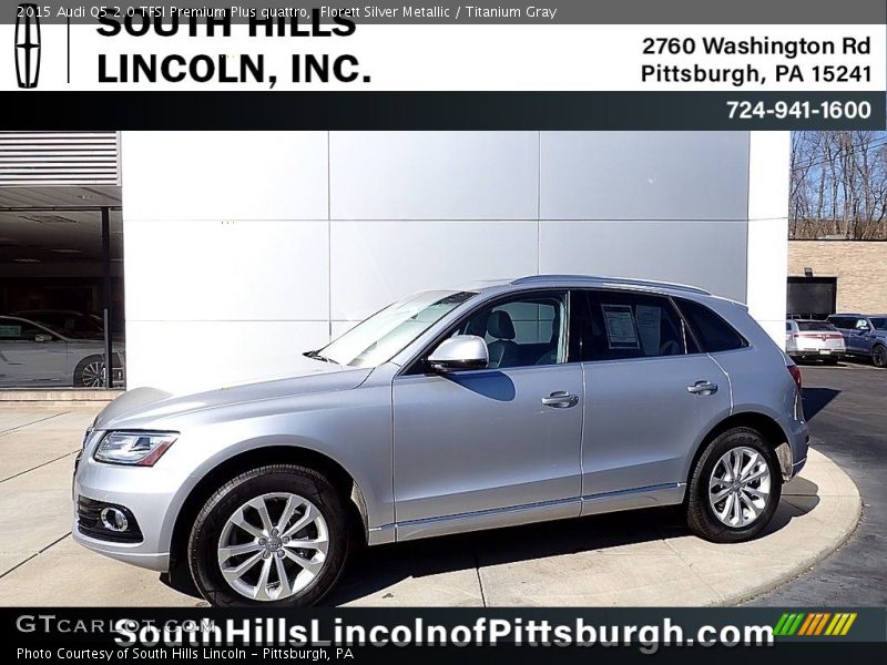 Florett Silver Metallic / Titanium Gray 2015 Audi Q5 2.0 TFSI Premium Plus quattro