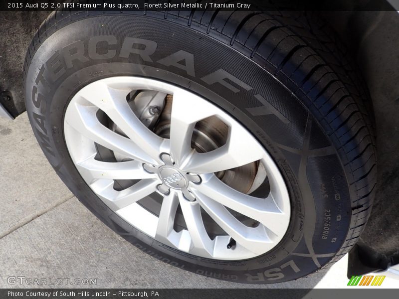 Florett Silver Metallic / Titanium Gray 2015 Audi Q5 2.0 TFSI Premium Plus quattro