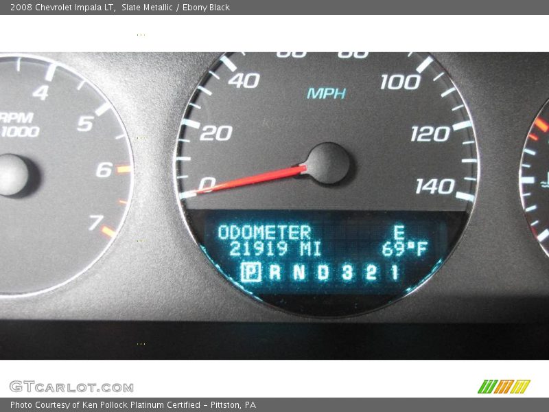 Slate Metallic / Ebony Black 2008 Chevrolet Impala LT