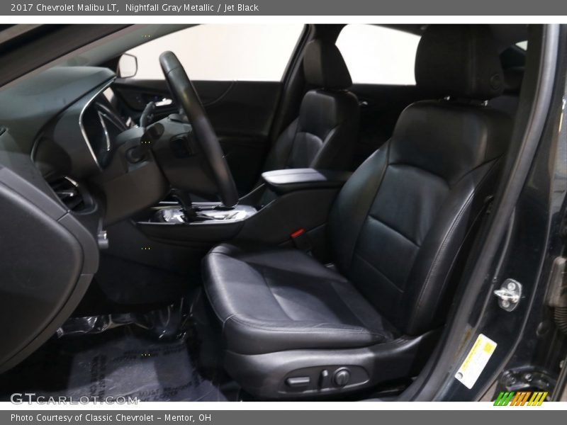 Nightfall Gray Metallic / Jet Black 2017 Chevrolet Malibu LT