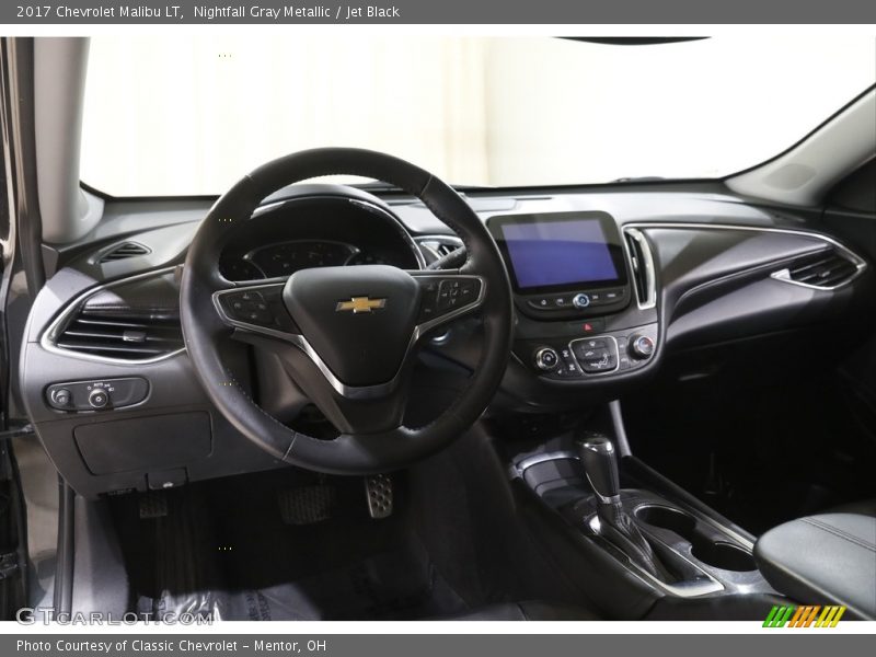 Nightfall Gray Metallic / Jet Black 2017 Chevrolet Malibu LT