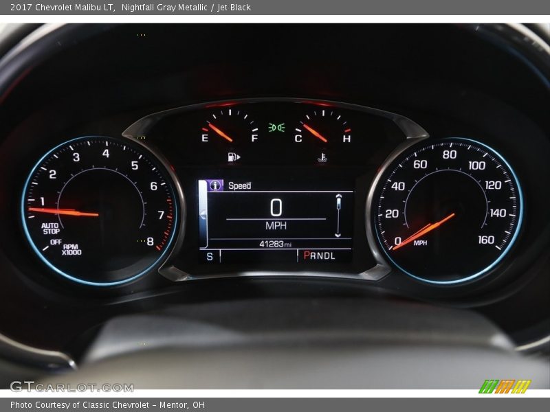 Nightfall Gray Metallic / Jet Black 2017 Chevrolet Malibu LT