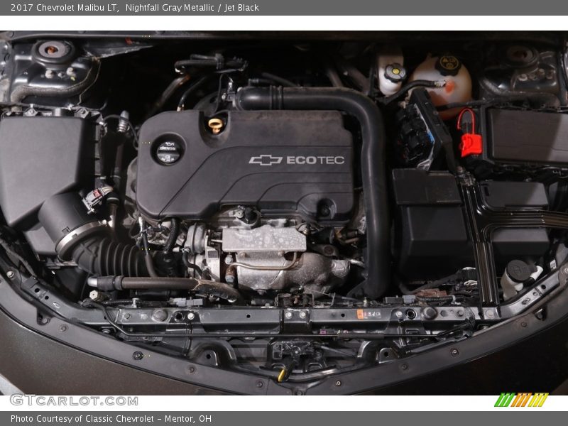 Nightfall Gray Metallic / Jet Black 2017 Chevrolet Malibu LT