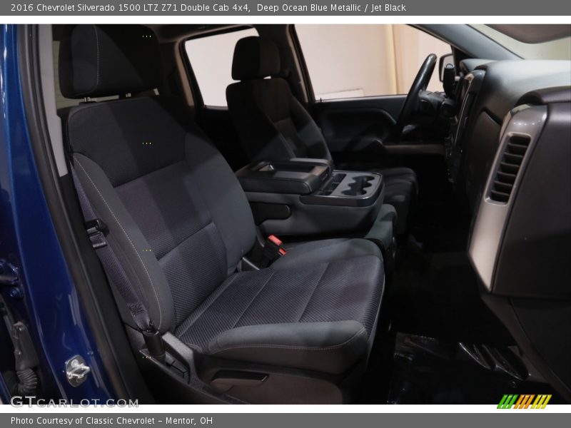 Deep Ocean Blue Metallic / Jet Black 2016 Chevrolet Silverado 1500 LTZ Z71 Double Cab 4x4