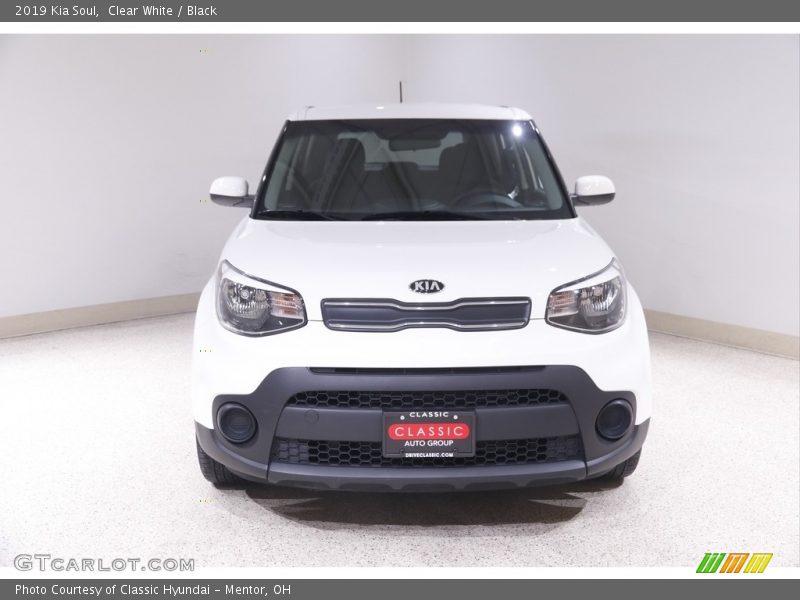 Clear White / Black 2019 Kia Soul