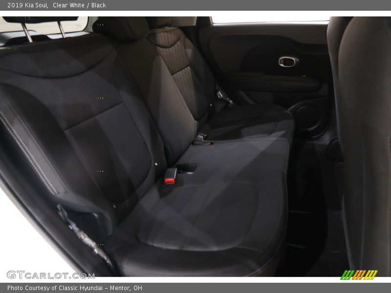 Clear White / Black 2019 Kia Soul