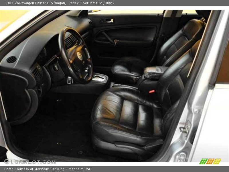Reflex Silver Metallic / Black 2003 Volkswagen Passat GLS Wagon