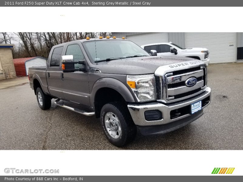 Sterling Grey Metallic / Steel Gray 2011 Ford F250 Super Duty XLT Crew Cab 4x4