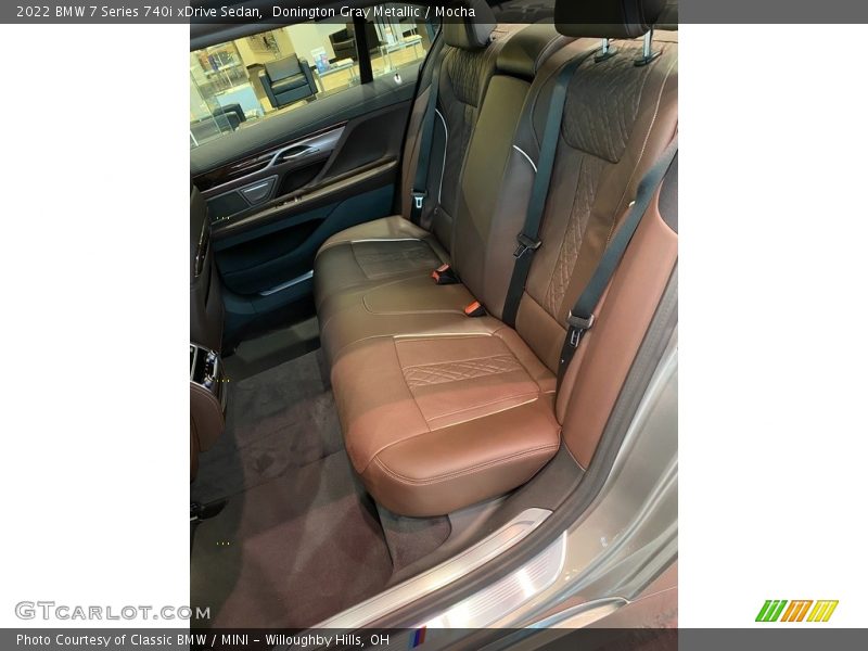 Rear Seat of 2022 7 Series 740i xDrive Sedan