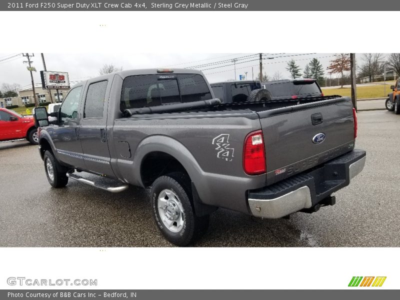 Sterling Grey Metallic / Steel Gray 2011 Ford F250 Super Duty XLT Crew Cab 4x4