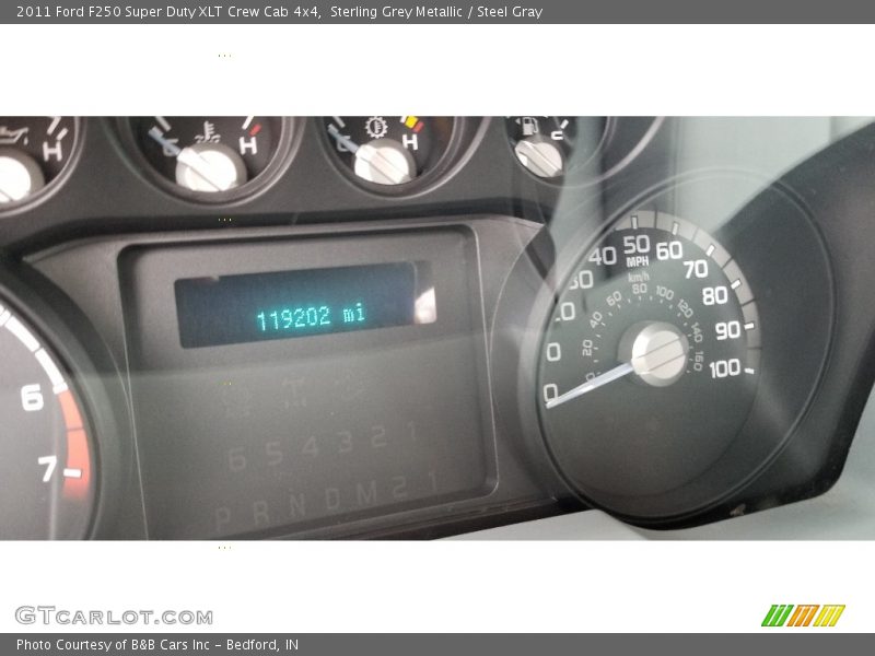 Sterling Grey Metallic / Steel Gray 2011 Ford F250 Super Duty XLT Crew Cab 4x4