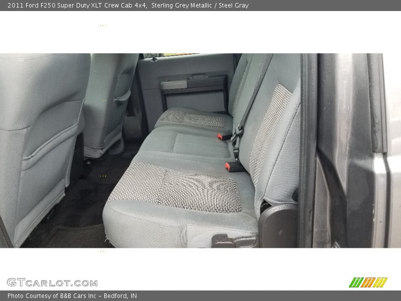 Sterling Grey Metallic / Steel Gray 2011 Ford F250 Super Duty XLT Crew Cab 4x4