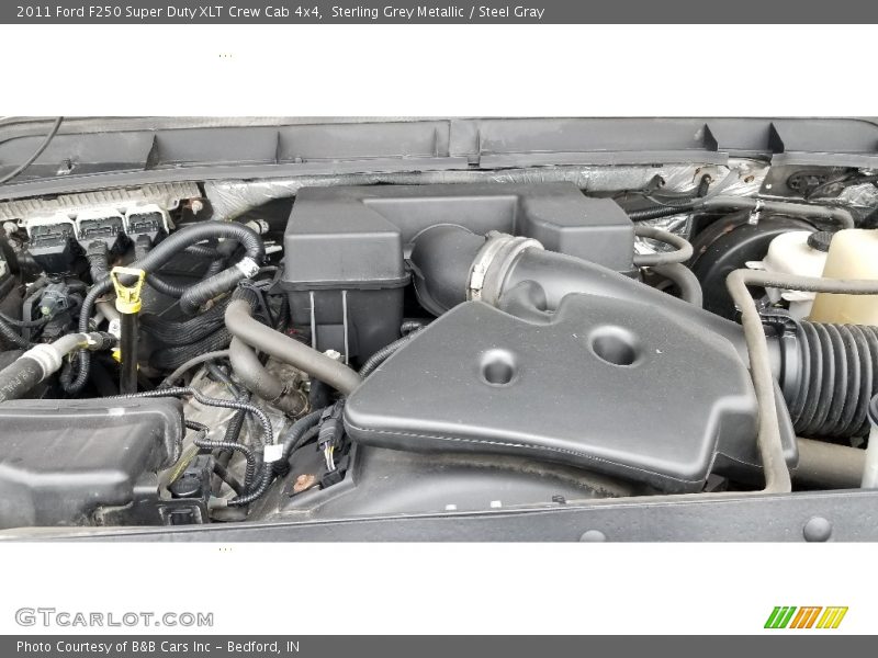 Sterling Grey Metallic / Steel Gray 2011 Ford F250 Super Duty XLT Crew Cab 4x4