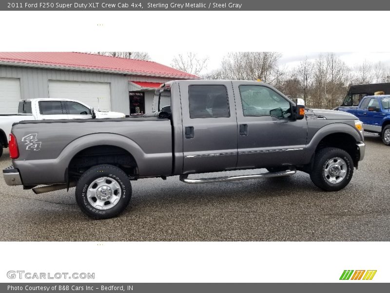 Sterling Grey Metallic / Steel Gray 2011 Ford F250 Super Duty XLT Crew Cab 4x4