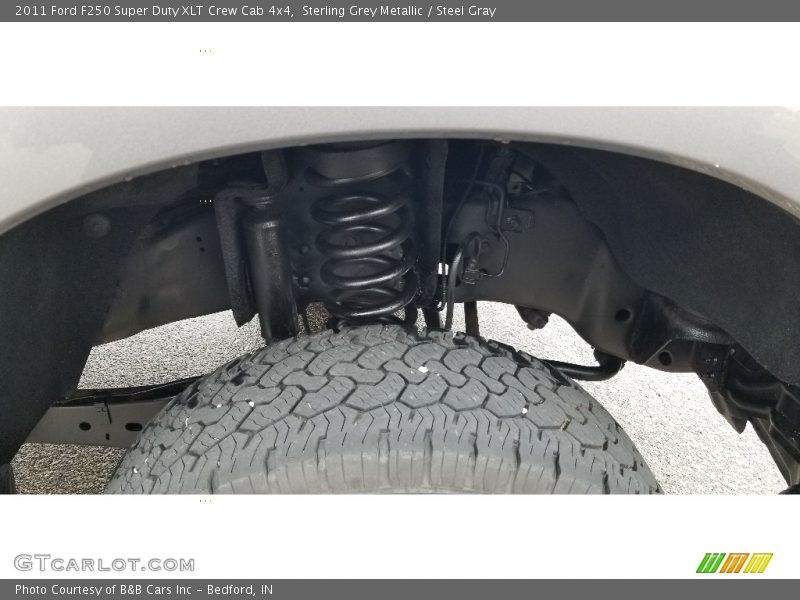 Sterling Grey Metallic / Steel Gray 2011 Ford F250 Super Duty XLT Crew Cab 4x4