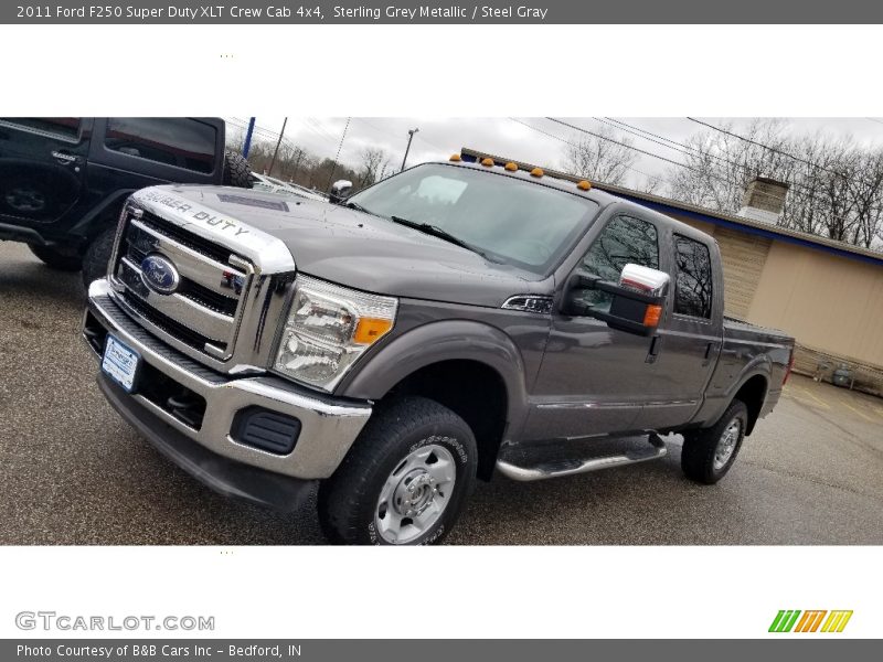 Sterling Grey Metallic / Steel Gray 2011 Ford F250 Super Duty XLT Crew Cab 4x4