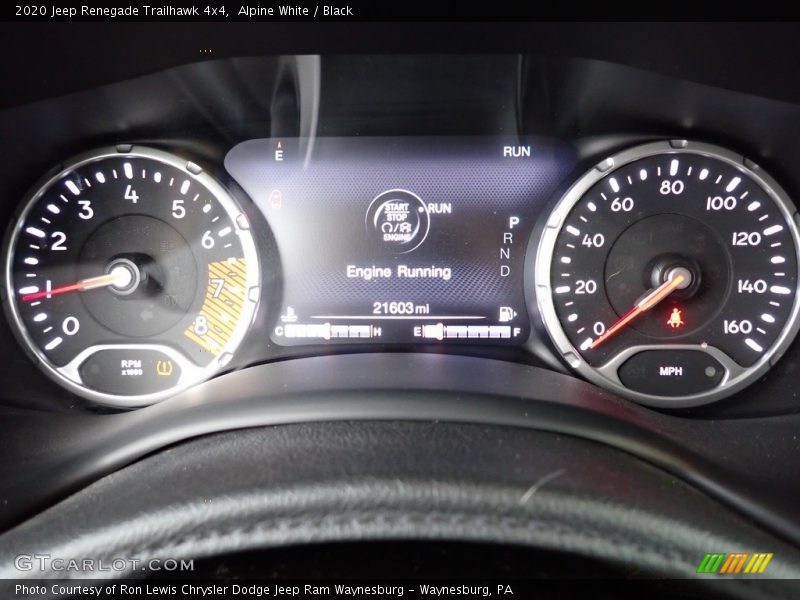 Alpine White / Black 2020 Jeep Renegade Trailhawk 4x4