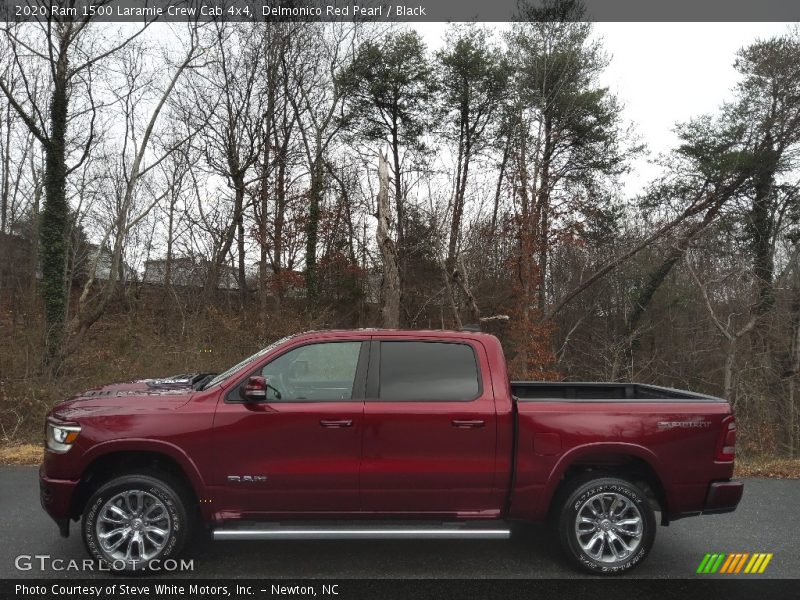 Delmonico Red Pearl / Black 2020 Ram 1500 Laramie Crew Cab 4x4