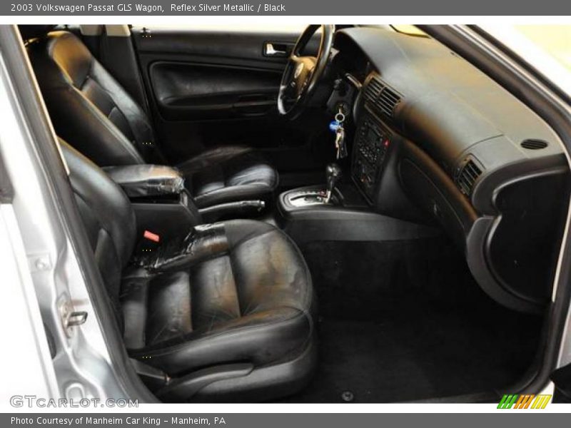 Reflex Silver Metallic / Black 2003 Volkswagen Passat GLS Wagon