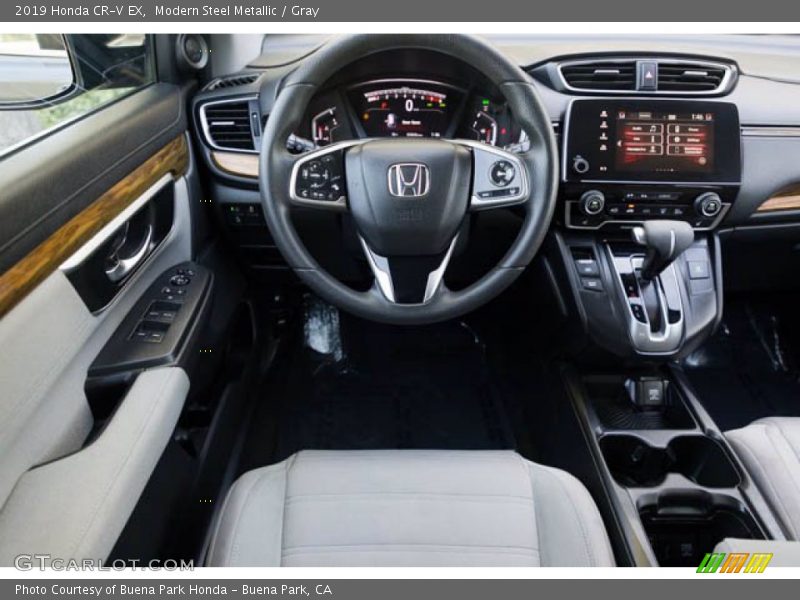 Modern Steel Metallic / Gray 2019 Honda CR-V EX