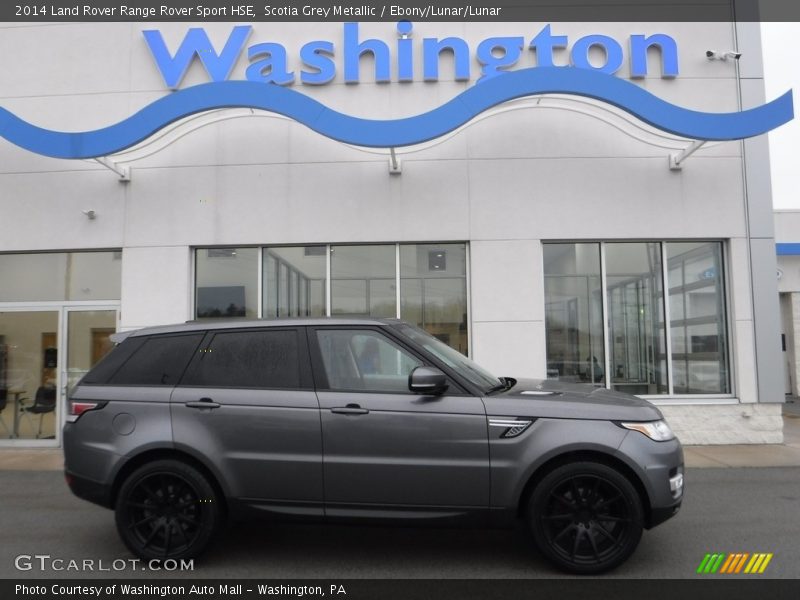 Scotia Grey Metallic / Ebony/Lunar/Lunar 2014 Land Rover Range Rover Sport HSE