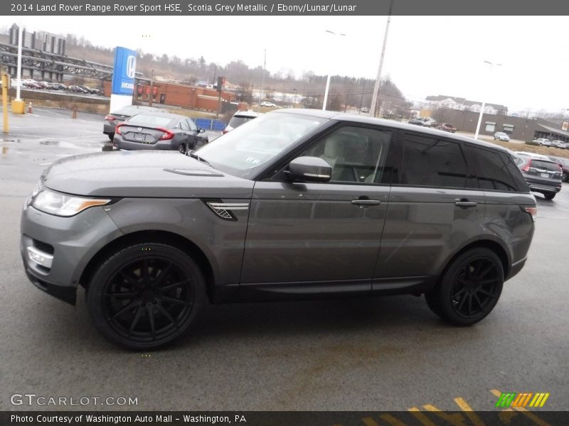 Scotia Grey Metallic / Ebony/Lunar/Lunar 2014 Land Rover Range Rover Sport HSE